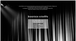 Desktop Screenshot of bautex-stoffe.de