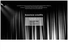 Tablet Screenshot of bautex-stoffe.de